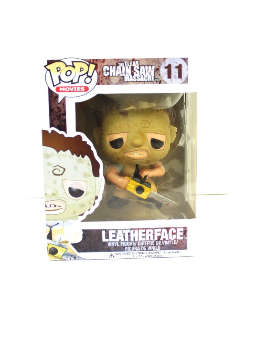 FUNKO POP THE TEXAS CHAIN SAW MASSACRE LEATHERFACE FIGURINE #11 NIP UNOPENED